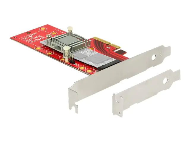 Delock PCI Express x4 Card > 1 x internal NVMe M.2 Key M 110 mm with heat sink - Speicher-Controller - 1 Sender/Kanal - M.2 Card - PCIe 3.0 x4