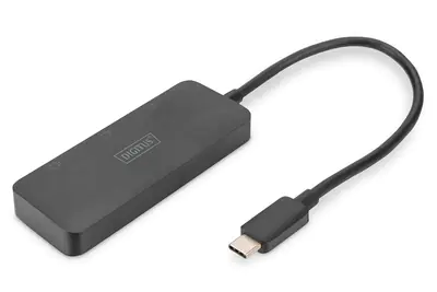 DIGITUS MST Hub - Video-Verteiler - USB-C - 3 x DisplayPort - Desktop
