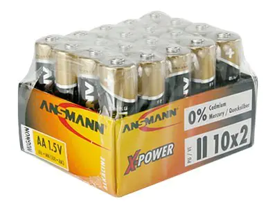 Ansmann X-POWER Mignon AA - Batterie 2 x AA-Typ - Alkalisch (Packung mit 10) 5015731