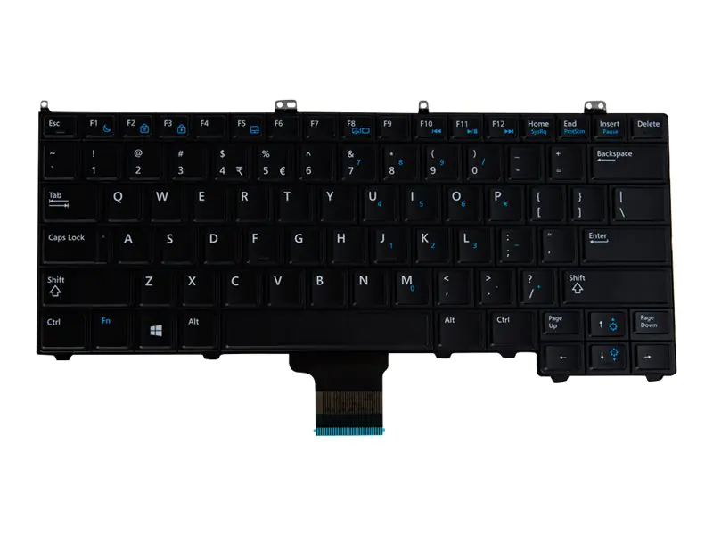 Dell - Tastatur - hinterleuchtet - USA