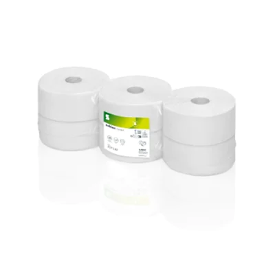 Satino Toilettenpapier comfort 2-lagig Papier, 100 % recycelt hochweiß 1.520 Bl./Rl. 6 Rl./Pack. Satino Toilettenpapier comfort 2-lagig Papier, 100 % recycelt hochweiß 1.520 Bl./Rl. 6 Rl./Pack.