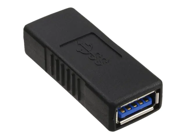 InLine - USB-Adapter - USB Typ A (W) zu USB Typ A (W) - USB 3.0 - Schwarz