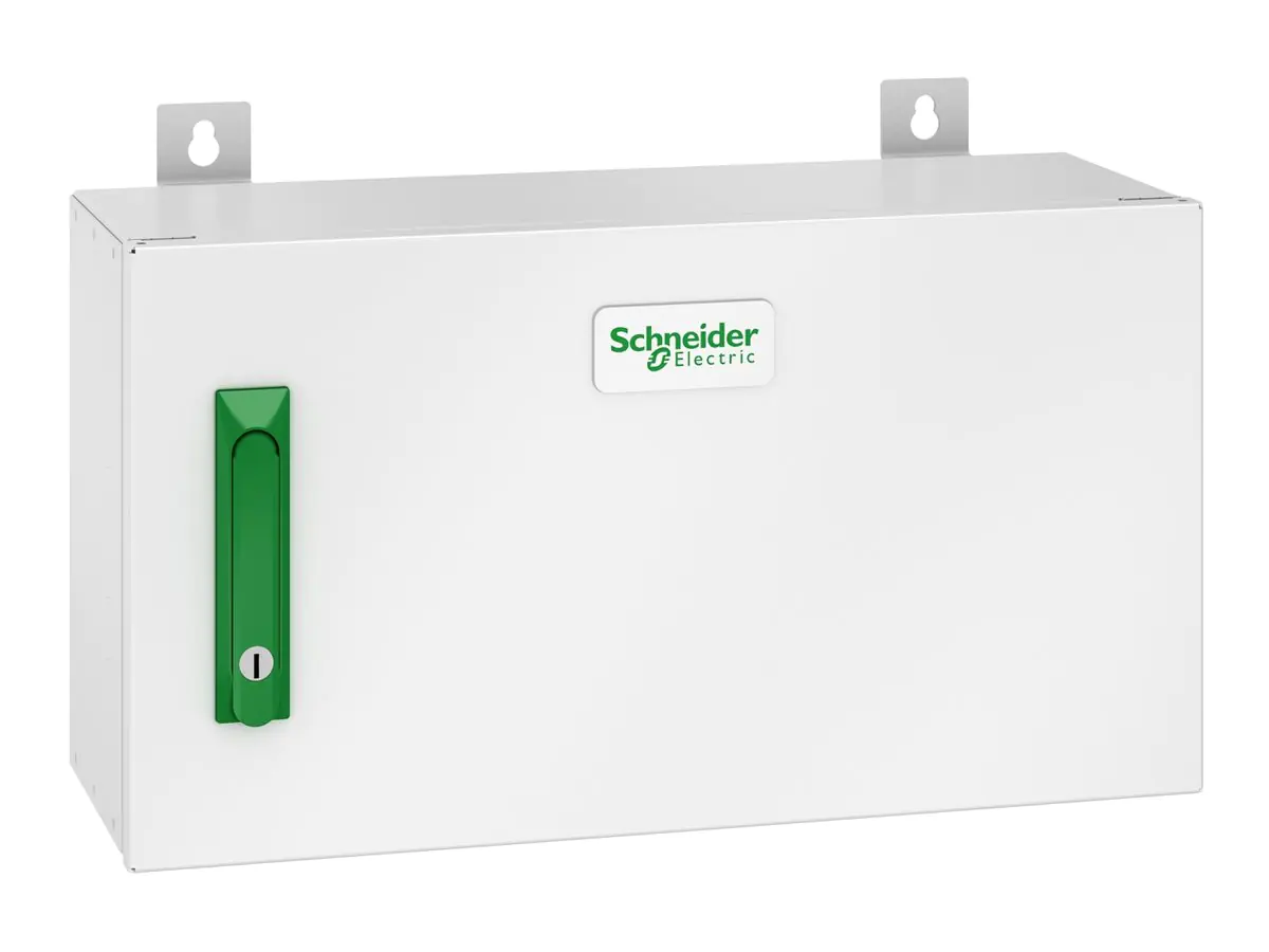 Schneider Electric - UPS backfeed box - 95 A 3-Phasen-Leistungsschütz, Anschluss unten - geeignet für Wandmontage - weiß, RAL 9003