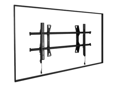 Chief Fusion Large Fixed Display Wall Mount - For Displays 42-86" - Black - Befestigungskit (2