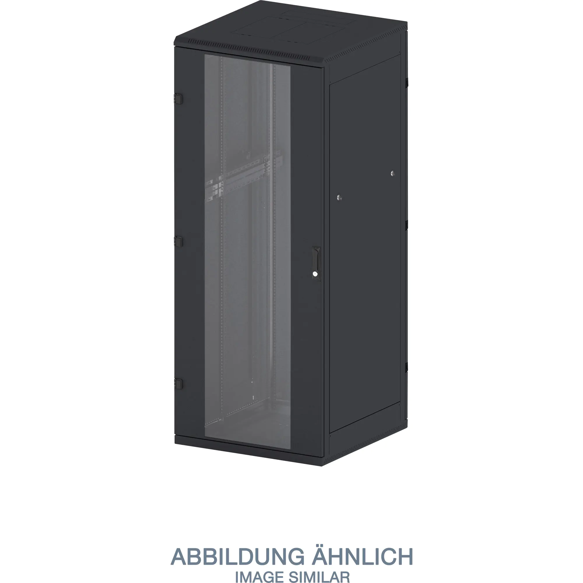 TRITON 19""Schrank Standschrank für Belastung 1200 kg/800x1200 Glastür - Rack