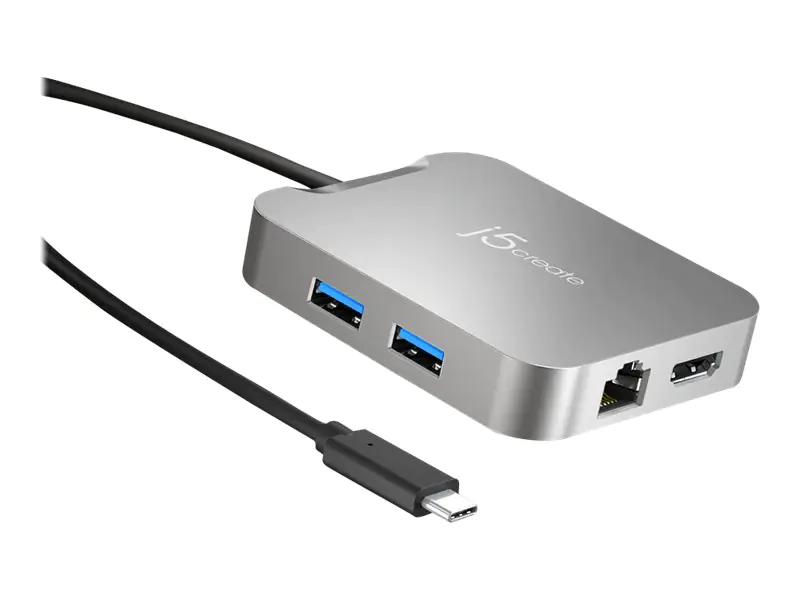 J5Create JCD391-N - Mini-Dock - USB-C / Thunderbolt 3 - HDMI - 1GbE