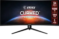 MSI Optix MAG342CQR - 86,4 cm (34 Zoll) - 3440 x 1440 Pixel - UltraWide Quad HD - LCD - 1 ms - Schwarz