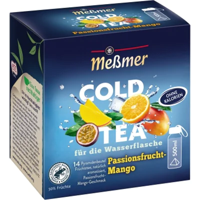 Meßmer Tee Cold Passionsfrucht-Mango 14 Btl./Pack. Meßmer Tee Cold Passionsfrucht-Mango 14 Btl./Pack.
