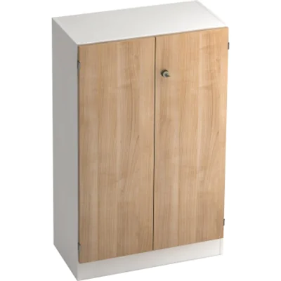 Hammerbacher Flügeltürenschrank V6550/W/N/SG 3OH weiß/nußbaum Hammerbacher Flügeltürenschrank V6550/W/N/SG 3OH weiß/nußbaum