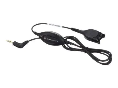 EPOS CALC 01, 1 m, EasyDisconnect, 3.5mm, Schwarz, Männlich, Weiblich 502334
