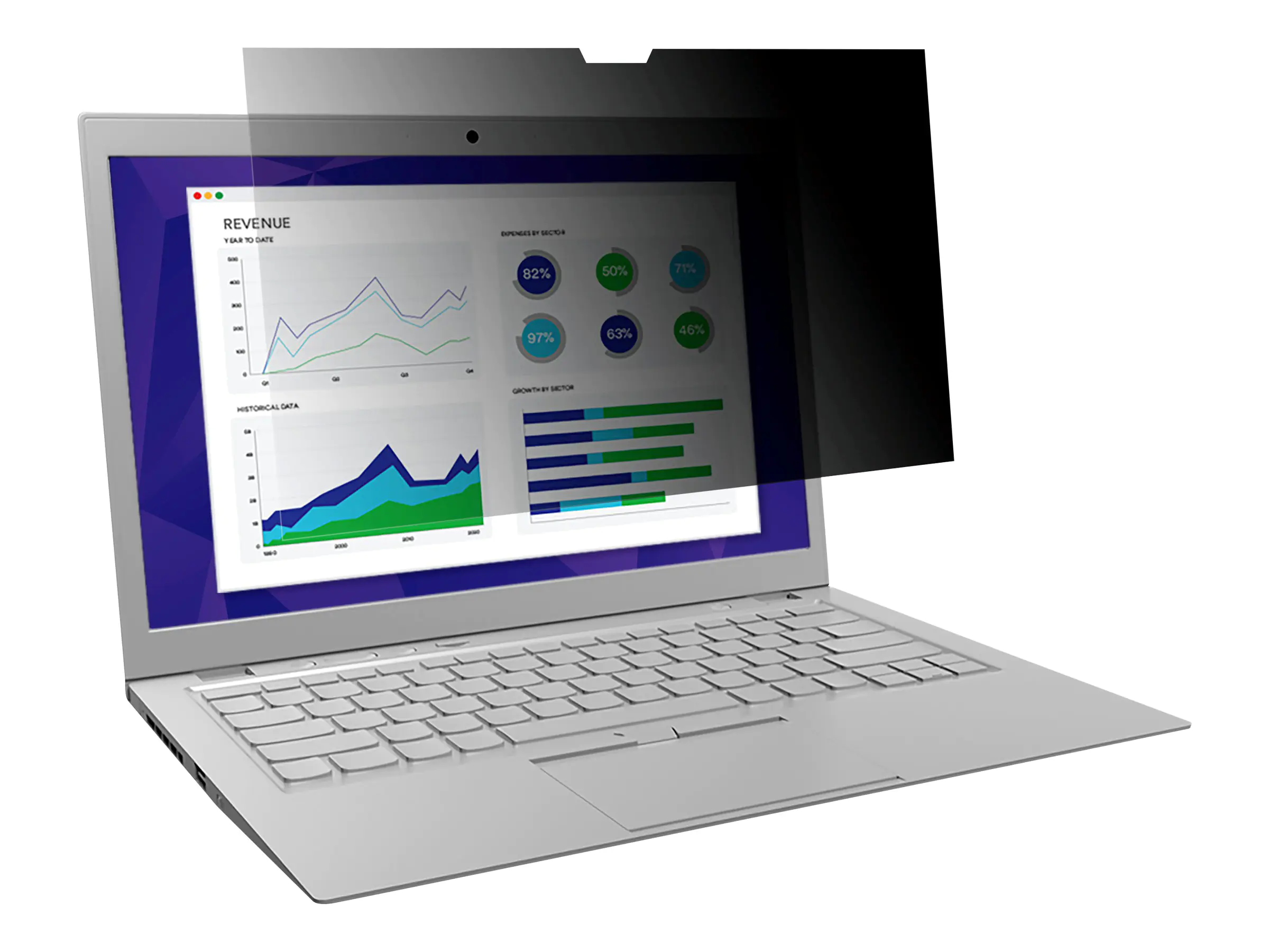3M Blickschutzfilter für Notebook - 29,5 cm Breitbild (11,6" Edge-to-Edge Wide)