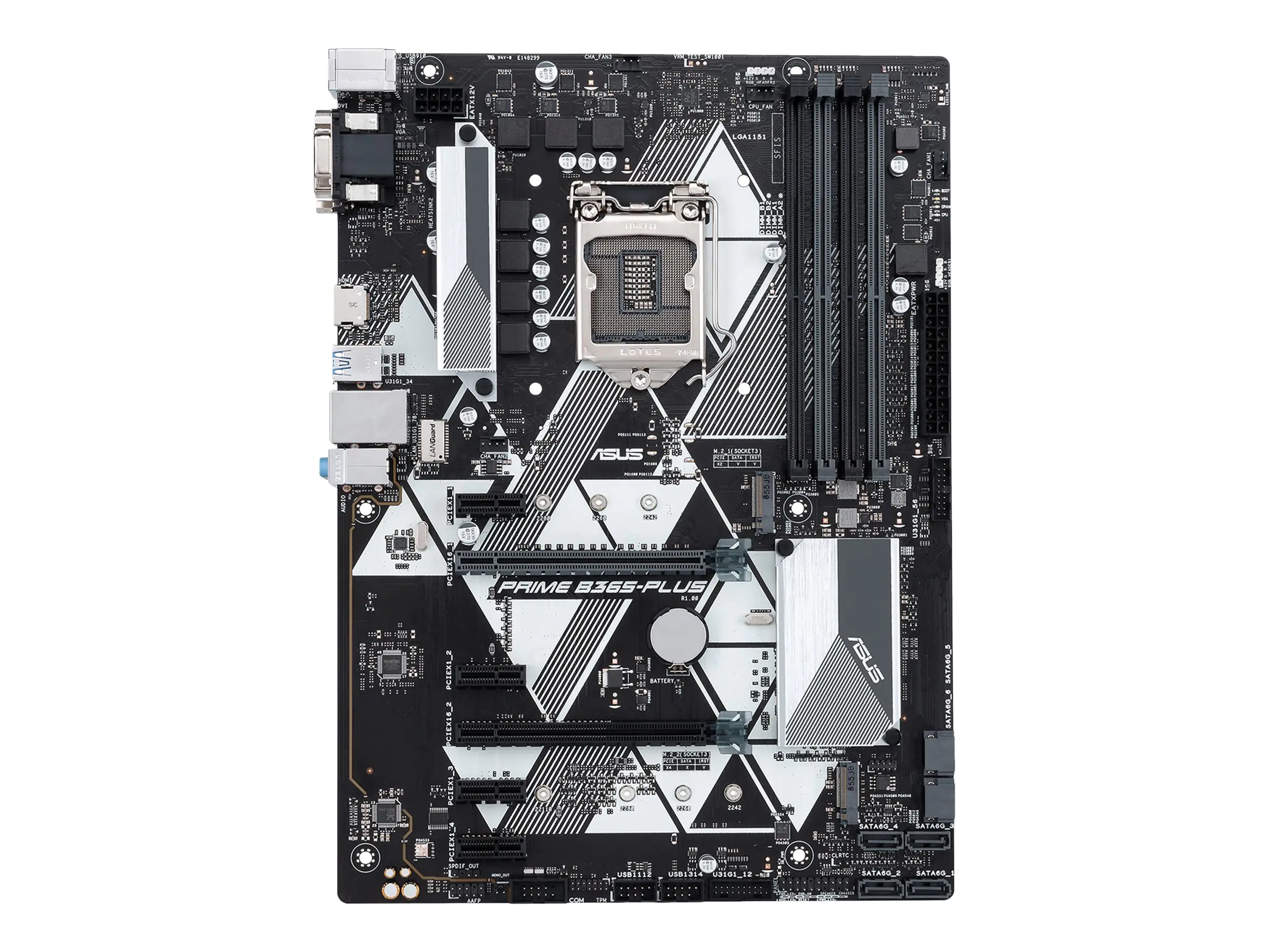 ASUS PRIME B365-PLUS - Motherboard - ATX - LGA1151 Socket - B365 Chipsatz - USB 3.1 Gen 1 -