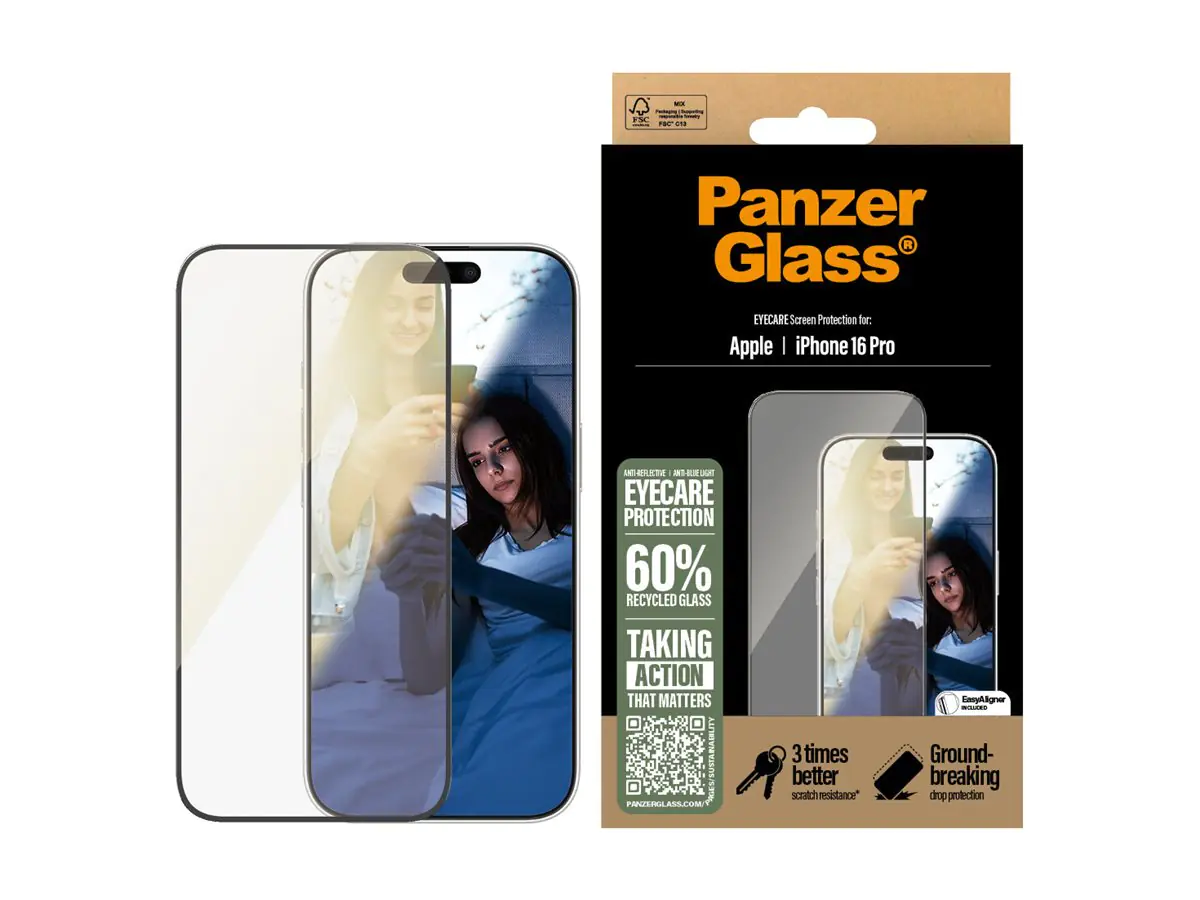 PanzerGlass PG EyeCare Scrn iPhone 16P 6.3Inch UWF