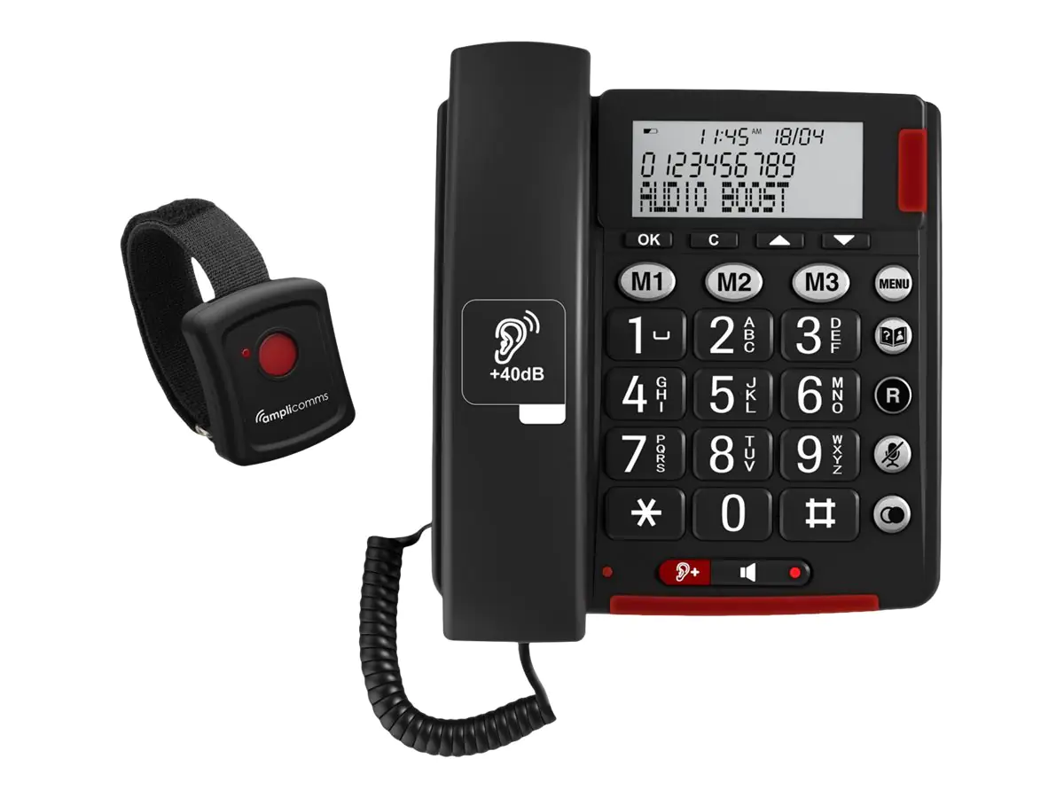 Amplicomms BigTel 50 Alarm Plus - Telefon mit