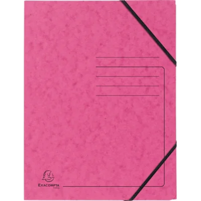 Exacompta Eckspanner 555420E DIN A4 Karton rosa