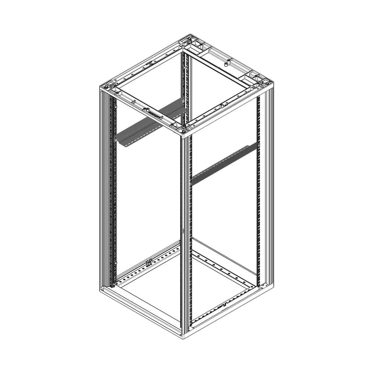 Schroff SLIDE RAILS 600D 50KG (2PC) Schroff SLIDE RAILS 600D 50KG (2PC)