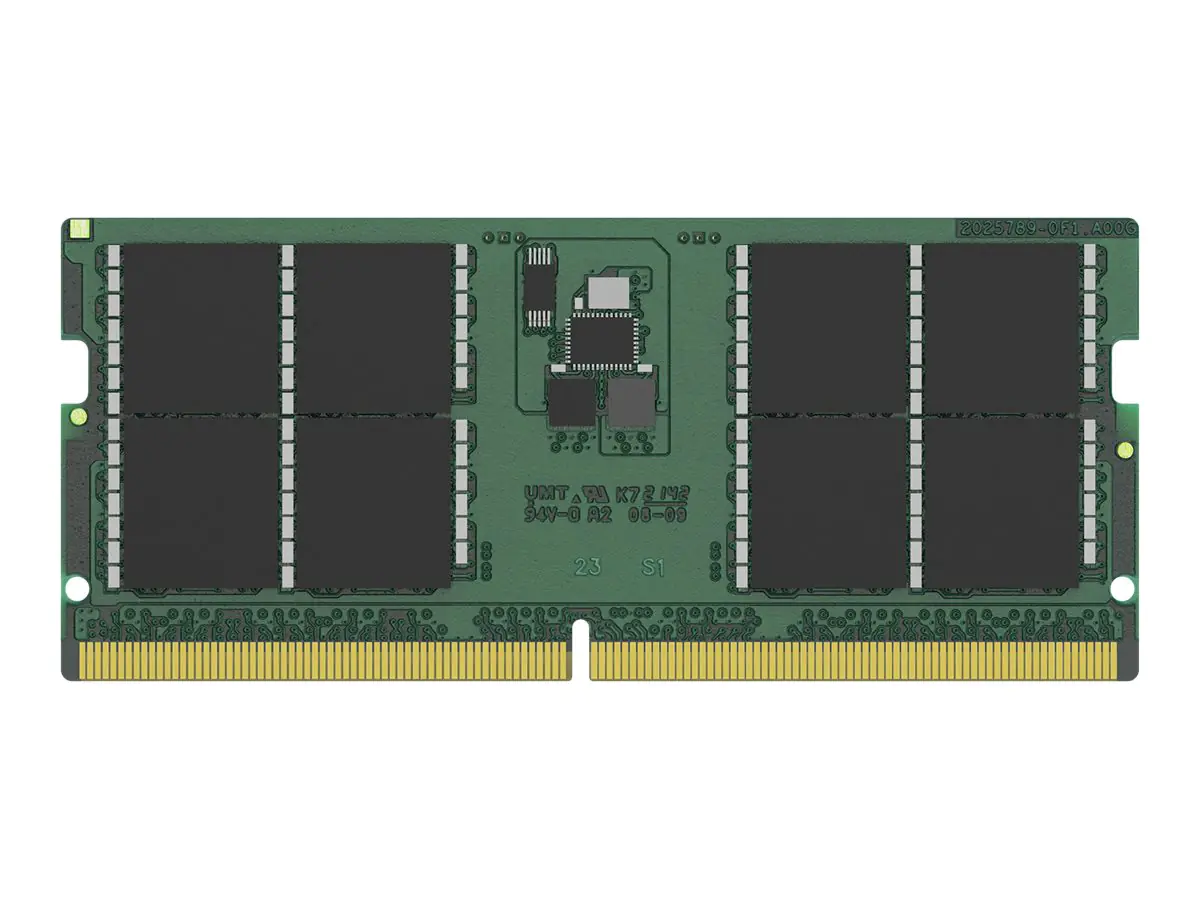 Kingston ValueRAM - DDR5 - Kit - 64 GB: 2 x 32 GB - SO DIMM 262-PIN - 5600 MHz / PC5-44800 - CL46 - 1.1 V - ungepuffert - on-die ECC