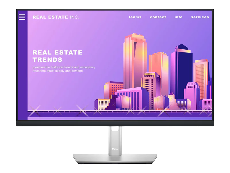 Dell P2422H - LED-Monitor - 60.47 cm (24") - 1920 x 1080 Full HD (1080p) @ 60 Hz - IPS - 250 cd/m² - 1000:1 - 5 ms - HDMI, VGA, DisplayPort - Schwarz - mit 3 Jahre erweiterter Austauschservice und beschränkte Hardware-Garantie