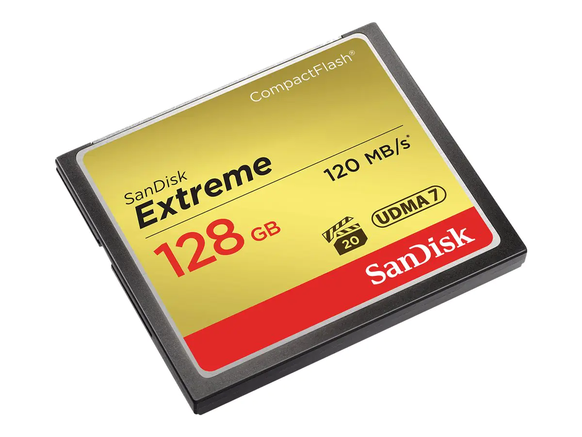 SanDisk Extreme - Flash-Speicherkarte - 128 GB - 567x - CompactFlash SanDisk Extreme - Flash-Speicherkarte - 128 GB - 567x - CompactFlash