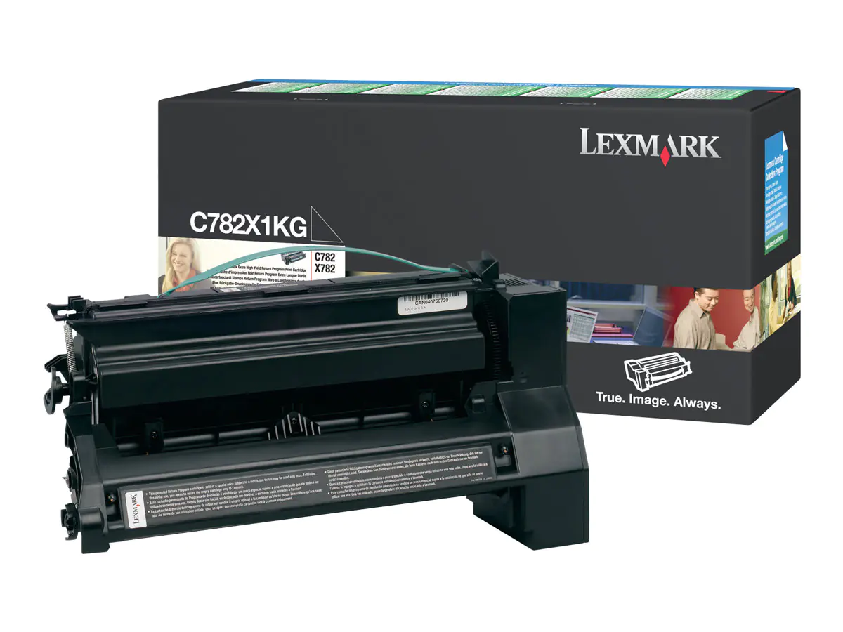 Lexmark - Besonders hohe Ergiebigkeit - Schwarz - Original - Tonerpatrone LCCP, LRP - für Lexmark C782dn, C782dtn, C782n, X782e, X782e MFP, X782e Page Plus Solution