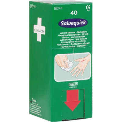 Salvequick Wundreinigungstuch 1009301 40St. Salvequick Wundreinigungstuch 1009301 40St.