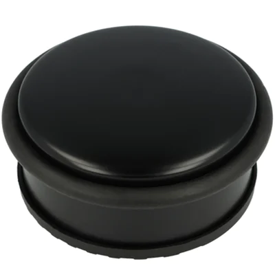 Westcott Türstopper 10 x 4 cm (Ø x H) Gummi/Edelstahl, poliert schwarz Westcott Türstopper 10 x 4 cm (Ø x H) Gummi/Edelstahl, poliert schwarz