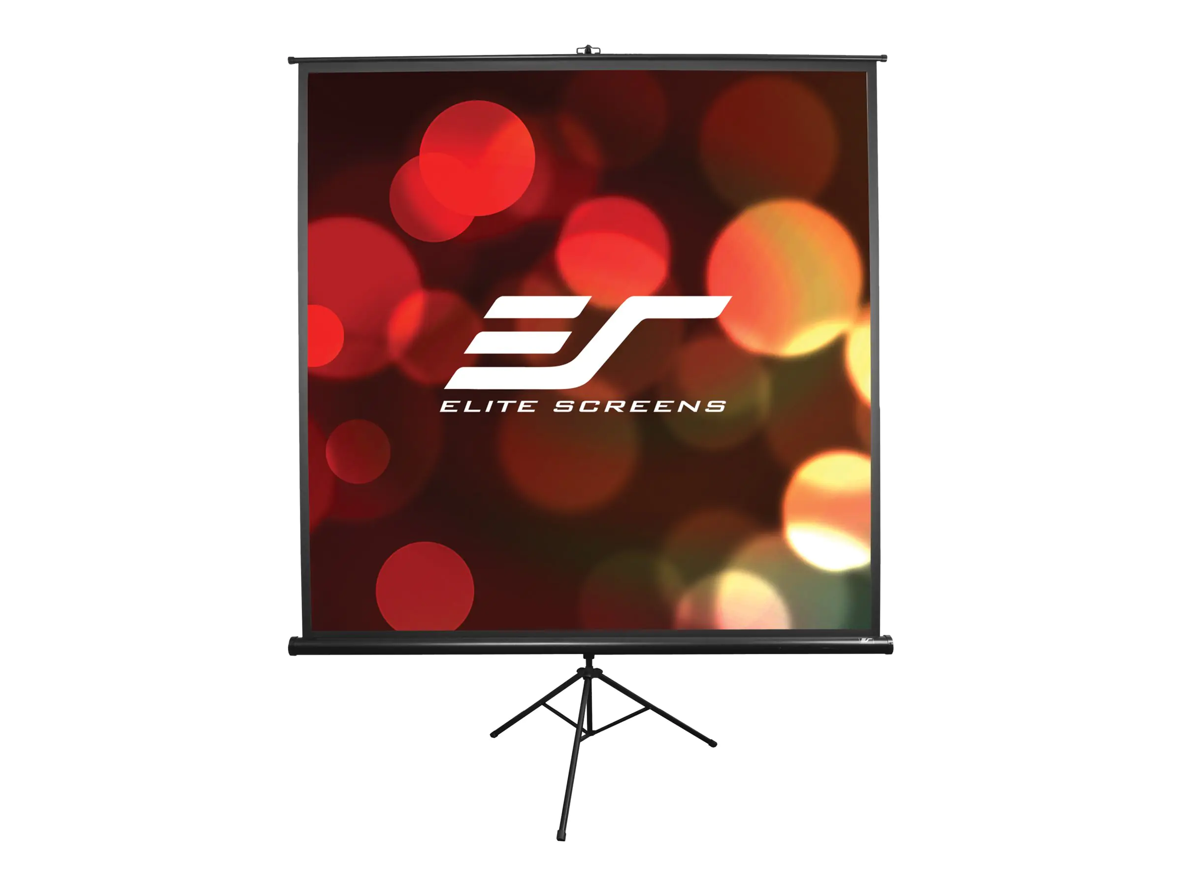Elite Tripod Series T92UWH - Projektionsbildschirm mit Stativ - 234 cm (92") - 16:9 - Matte White - Schwarz