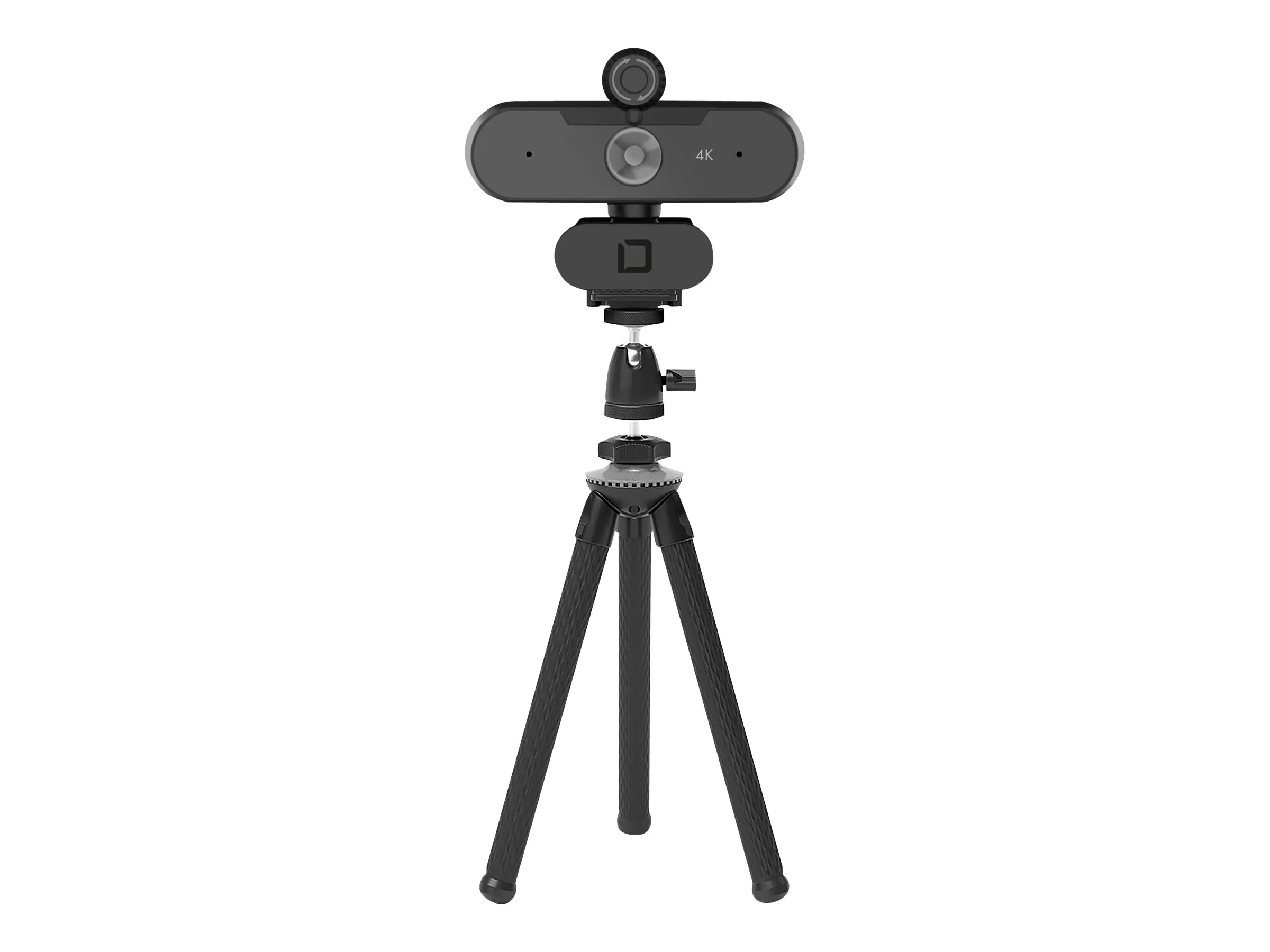 Dicota Webcam PRO Plus 4K - Webcam - Farbe - 3840 x 2160 - 2160p - Audio - USB 2.0
