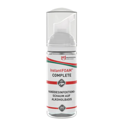 SC Johnson PROFESSIONAL Handdesinfektion InstantFOAM Complete Schaum nicht alkoholfrei dermatologisch getestet antibakteriell bakterizid, viruzid, levurozid, mykobakterizid 5-7,5 Pumpflasche Kunststoff 0,047l SC Johnson PROFESSIONAL Handdesinfektion InstantFOAM Complete Schaum nicht alkoholfrei dermatologisch getestet antibakteriell bakterizid, viruzid, levurozid, mykobakterizid 5-7,5 Pumpflasche Kunststoff 0,047l