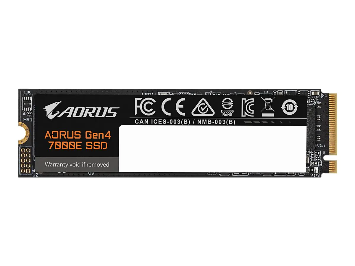 Gigabyte AORUS Gen4 7000E - SSD - 4 TB - intern - M.2 2280 - PCIe 4.0 x4 (NVMe)
