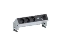 Bachmann DESK 2 - Steckdosenleiste - Eingabe, Eingang GST18 - Ausgangsanschlüsse: 3 - 20 cm - Frankreich - Schwarz, weiß, RAL 9010 Bachmann DESK 2 - Steckdosenleiste - Eingabe, Eingang GST18 - Ausgangsanschlüsse: 3 - 20 cm - Frankreich - Schwarz, weiß, RAL 9010