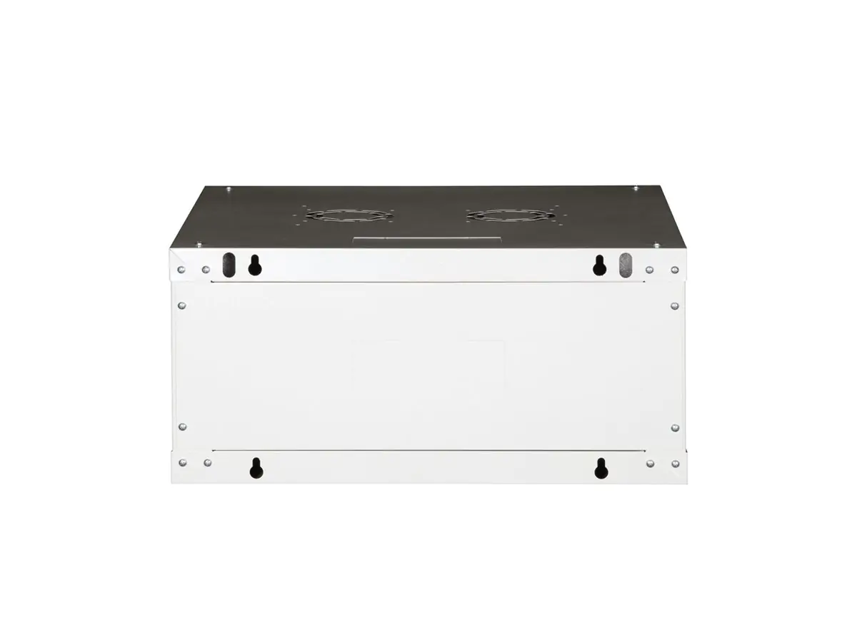 Roline Basic Plus - Gehäuse Netzwerkschrank - 600x600 BxT - geeignet für Wandmontage - RAL 7035, Hellgrau - 4U - 48.3 cm (19")