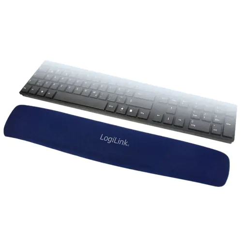 LogiLink Keyboard Gel Pad - Tastatur-Handgelenkauflage - Schwarz LogiLink Keyboard Gel Pad - Tastatur-Handgelenkauflage - Schwarz
