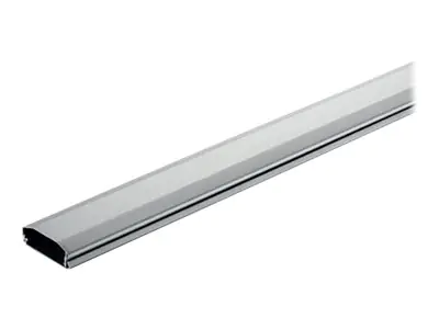 Hagor HA Cablecover Click 110 - Kabeltrasse - geeignet für Wandmontage - 1.1 m - Silber