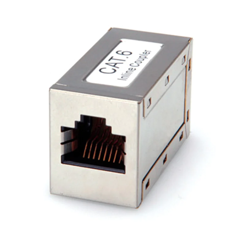 Roline - Netzwerkkoppler - RJ-45 (W) zu RJ-45 (W) - abgeschirmt - CAT 6 - Silber Roline - Netzwerkkoppler - RJ-45 (W) zu RJ-45 (W) - abgeschirmt - CAT 6 - Silber