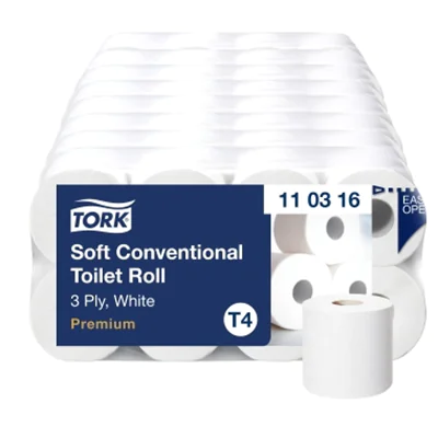 Tork Toilettenpapier Premium 110316 3lagig weiß 8 Rl./Pack. Tork Toilettenpapier Premium 110316 3lagig weiß 8 Rl./Pack.
