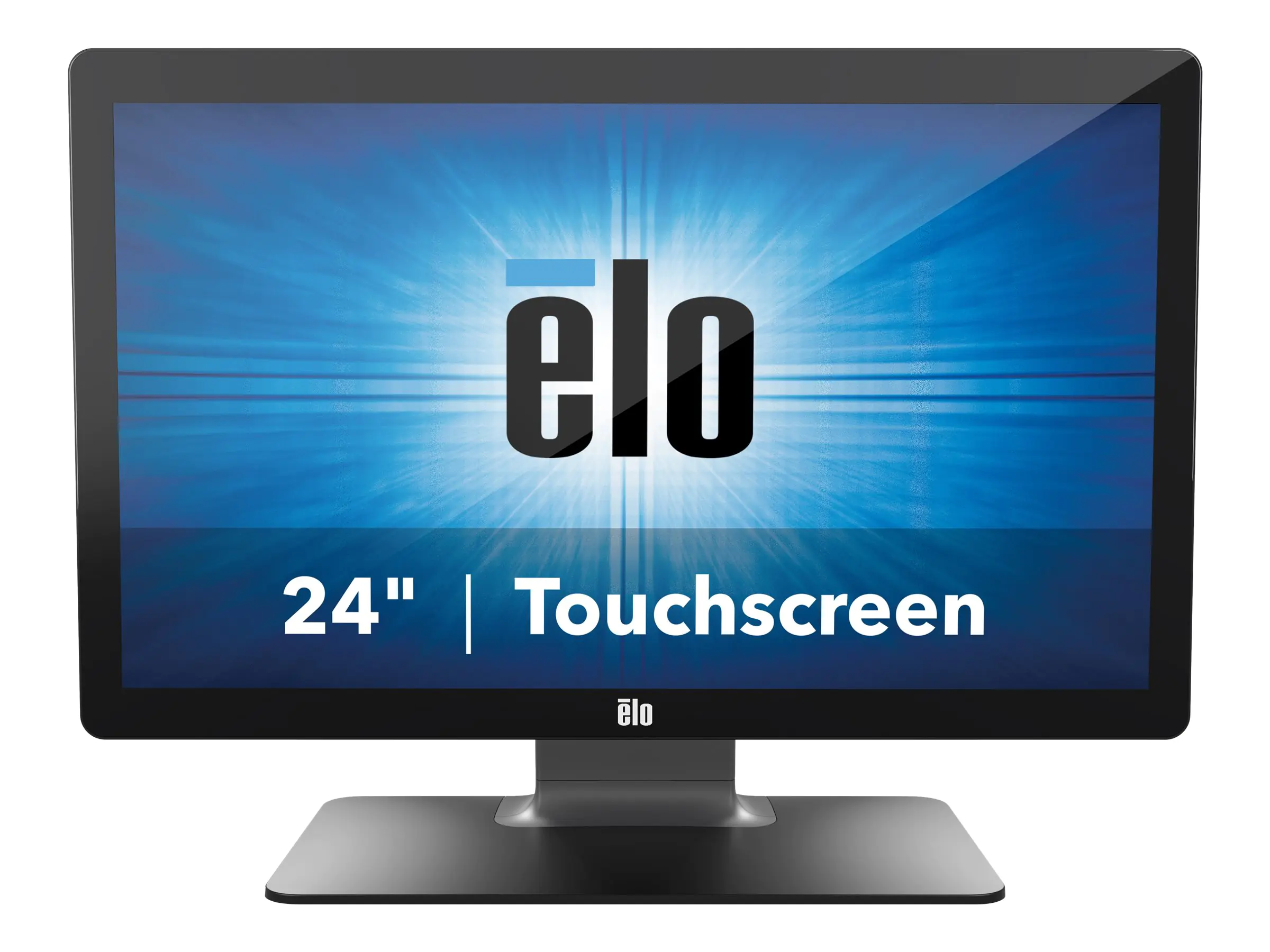 Elo 2402L - LCD-Monitor - 61 cm (24") (23.8" sichtbar) - Touchscreen - 1920 x 1080 Full HD (1080p) @ 60 Hz - 250 cd/m² - 1000:1 - 15 ms - HDMI, VGA - Lautsprecher - Schwarz