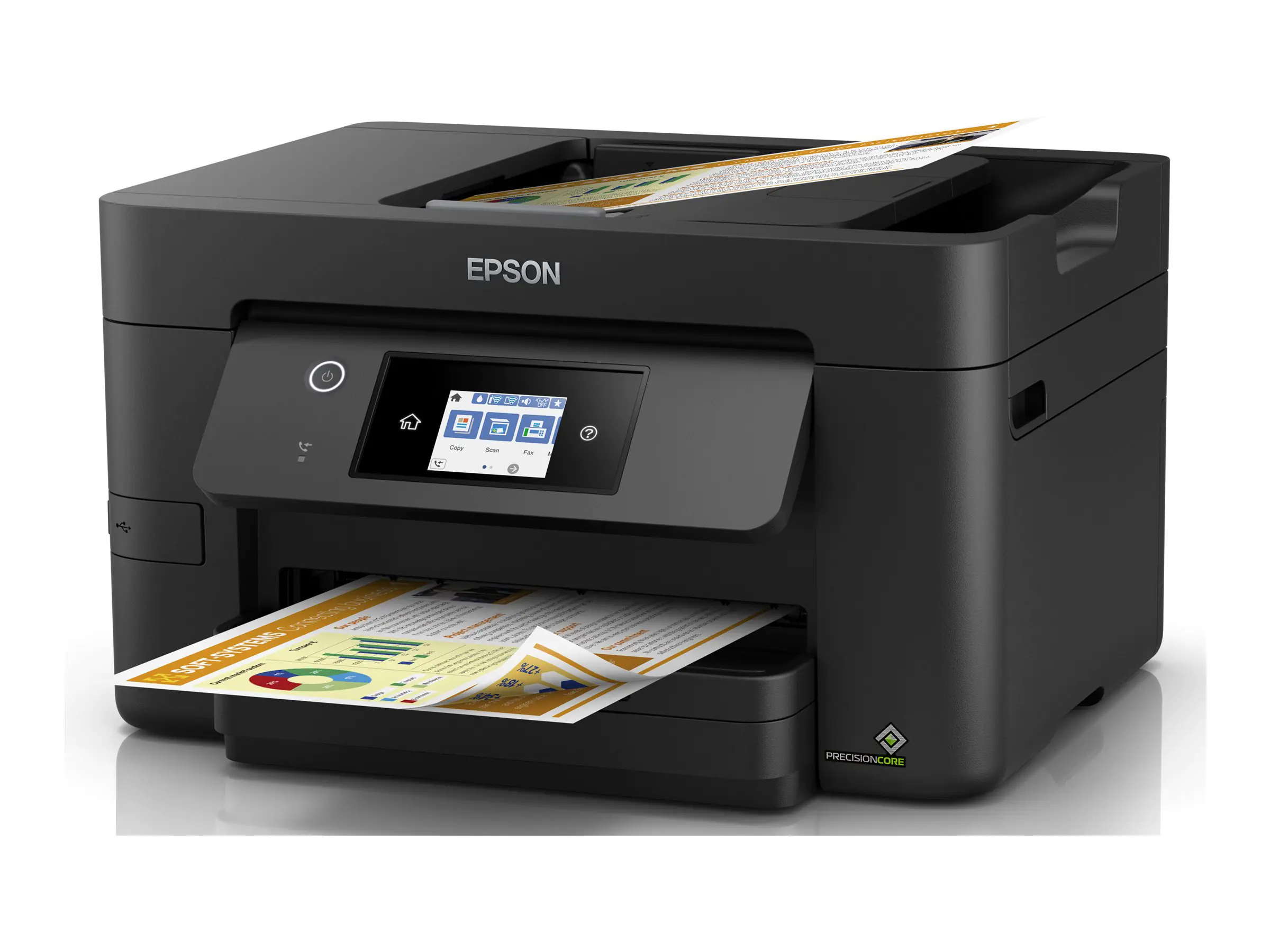 Epson WorkForce Pro WF-3820DWF - Multifunktionsdrucker - Farbe - Tintenstrahl - A4/Legal (Medien) C11CJ07403