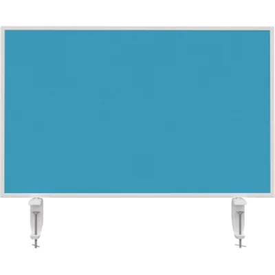magnetoplan® Tischtrennwand VarioPin 80 x 50 cm (B x H) 2cm schwer entflammbar türkis