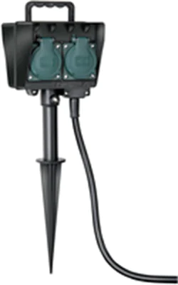 Brennenstuhl 1154440, 1,4 m, IP44, Schwarz, Grün, 4 AC-Ausgänge, 16 A, 230 V