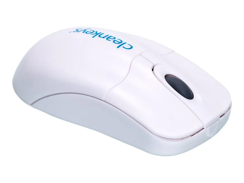 CleanKeys CKM2W - Maus - ergonomisch - optisch - 3 Tasten - kabellos - 2.4 GHz - weiß CleanKeys CKM2W - Maus - ergonomisch - optisch - 3 Tasten - kabellos - 2.4 GHz - weiß