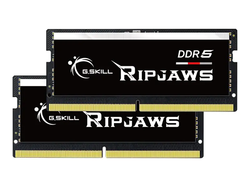 G.Skill Ripjaws - DDR5 - Kit - 32 GB + 2 x 16 GB - SO DIMM 260-PIN - 4800 MHz / PC5-38400 - CL40 - 1.1 V