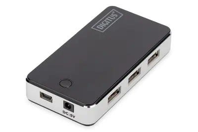 DIGITUS DA-70222 - Hub - 7 x USB 2.0 - Desktop