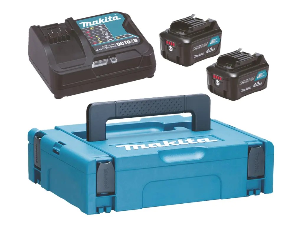 Makita CXT - Batterieladegerät + Batterie 2 x 197641-2