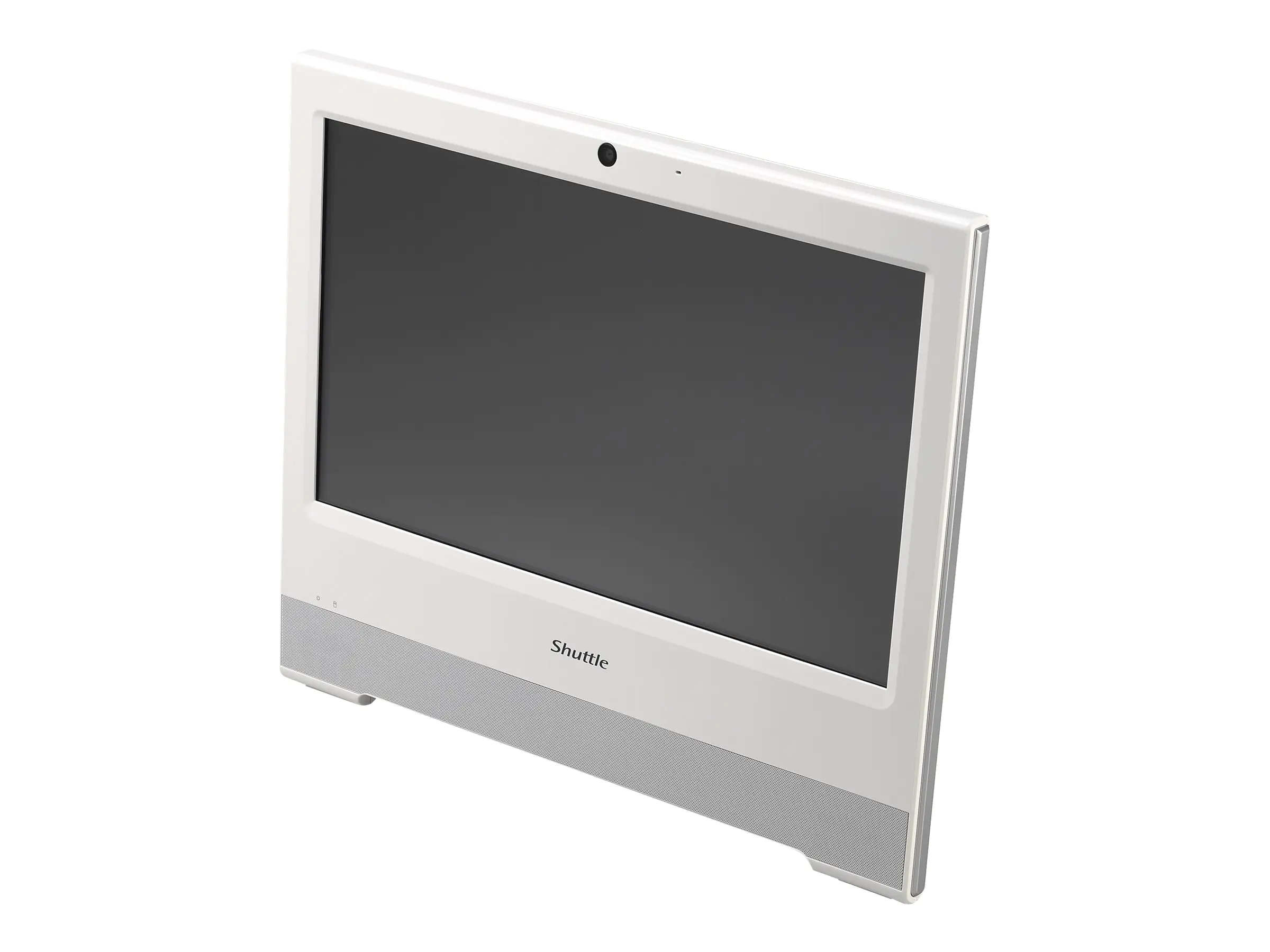 Shuttle XPC X50V7U3 - Barebone - All-in-One (Komplettlösung) - 1 x Core i3 8145U / 2.1 GHz ULV - RAM 0 GB - UHD Graphics - 1GbE - WLAN: 802.11a/b/g/n/ac, Bluetooth 4.2 - Monitor: LED 39.6 cm (15.6") 1366 x 768 (HD) Touchscreen - weiß