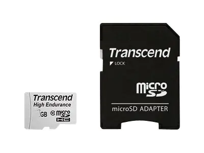Transcend Hochbelastbare - Flash-Speicherkarte (microSDHC/SD-Adapter inbegriffen) - 16 GB - UHS-I U1 / Class10 - SDHC