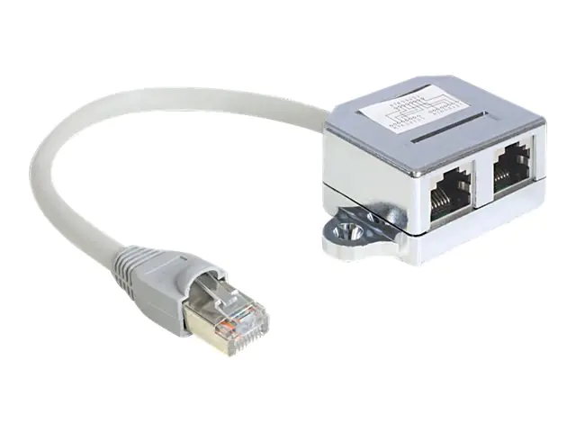 Delock Ethernet 100Base-TX-Splitter RJ-45 RJ-45 65441 15.0 cm