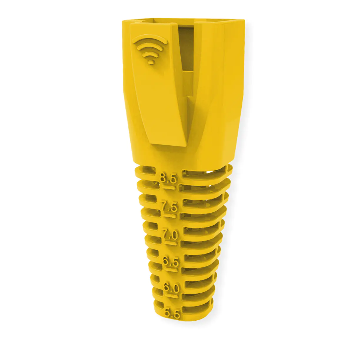 Roline - Netzwerkkabel-Knickschutz - RJ-45, cuttable - Gelb (Packung mit 10)