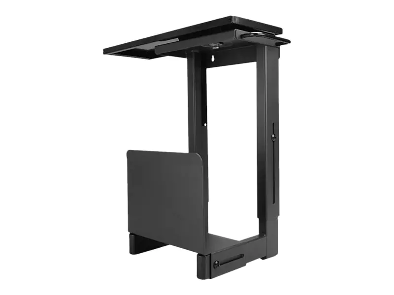 Lindy Sliding Under Desk PC Holder - Montageset - unter Tisch montierbar - schwarze Pulverbeschichtung Lindy Sliding Under Desk PC Holder - Montageset - unter Tisch montierbar - schwarze Pulverbeschichtung