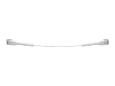 Ubiquiti UniFi - Patch-Kabel - RJ-45 (M) zu RJ-45 (M) - 10 cm - 3 mm - CAT 6 - geschirmt - weiß (Packung mit 50)